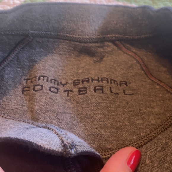 REVERSIBLE Tommy Bahama Patriots NFL Men’s Large Pullover Sweater M3 - Picture 4 of 10